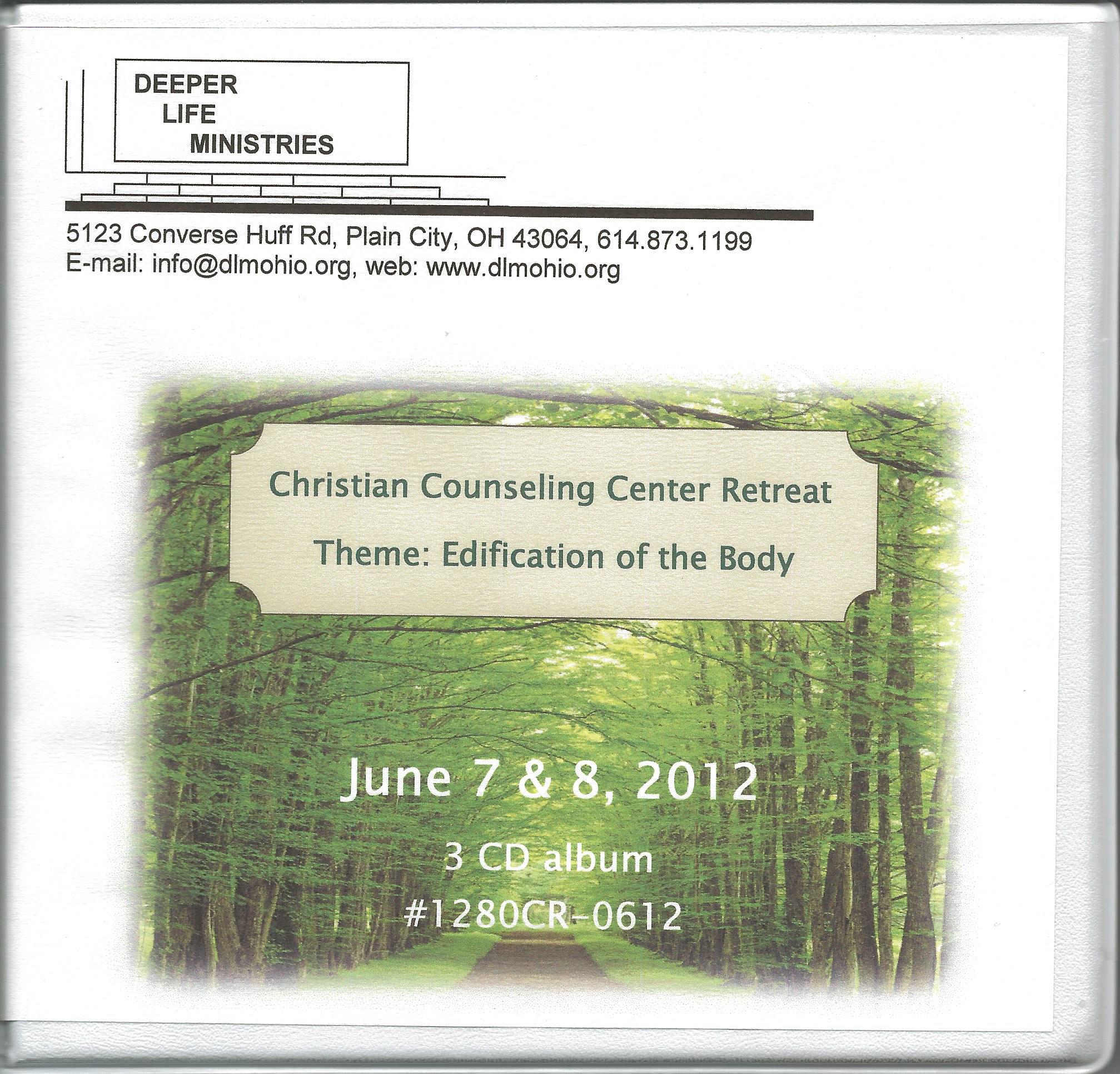 CHRISTIAN COUNSELING CENTER RETREAT 2012, CDs - Click Image to Close